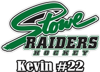 Stowe Raiders Car Window Decal clings | Stickers