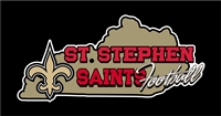 St Stephen Saints Football Custom Car Window Decals | Stickers for your Car Window