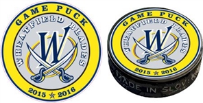 Custom Hockey Souvenir Game Puck Decals & Awards