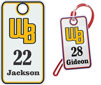 West Bend Warriors Bag Tag