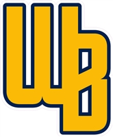 West Bend Warriors 3 Baseball Car Window Decals & Stickers