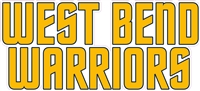 West Bend Warriors 4 Baseball Car Window Decals & Stickers