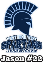 WBWS - Custom Baseball Car Window Decals