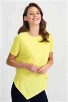 Joseph Ribkoff Asymmetrical Short Sleeve Tee