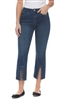 FDJ Olivia Studded Front Slit Crop Jean