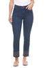 FDJ  Suzanne Embroidered Cuff Jean