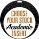 Academic Full Color Insert Medal