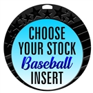 Baseball Full Color Insert Medal