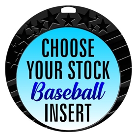 Baseball Full Color Insert Medal