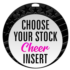 Cheer Full Color Insert Medal