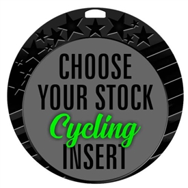 Cycling Full Color Insert Medal