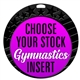 Gymnastics Full Color Insert Medal