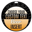 Beer Full Color Custom Text Insert Medal