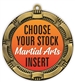 Martial Arts Full Color Insert Medal