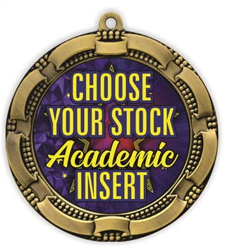 Academic Star Full Color Insert Medal