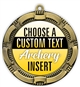 Archery Full Color Custom Text Insert Medal