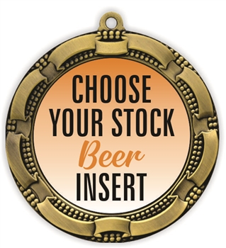 Beer Full Color Insert Medal