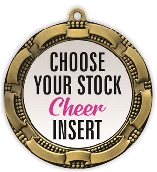 Cheer Full Color Insert Medal