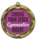 Gymnastics Full Color Insert Medal