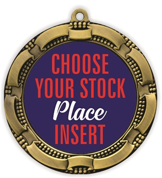 Place Full Color Insert Medal