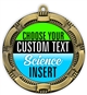 Science Full Color Custom Text Insert Medal