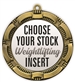 Weight Lifting Full Color Insert Medal