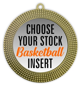 Basketball Full Color Insert Medal