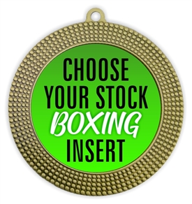 Boxing Full Color Insert Medal