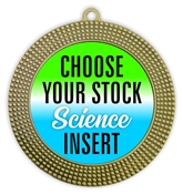 Science Full Color Insert Medal