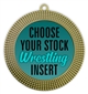 Wrestling Full Color Insert Medal