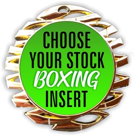 Boxing Full Color Insert Medal