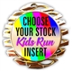 Kids Run Full Color Insert Medal