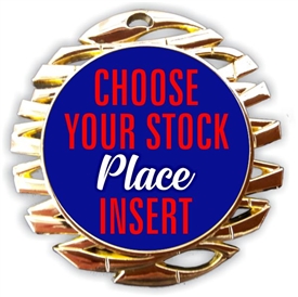 Place Full Color Insert Medal