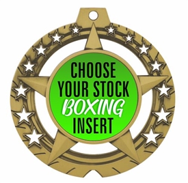 Boxing Full Color Insert Medal