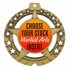 Martial Arts Full Color Insert Medal