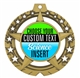 Science Full Color Custom Text Insert Medal