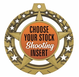 Shooting Full Color Insert Medal