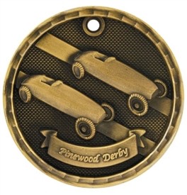 Pinewood Derby Medal