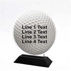 Acrylic Golf Award | Full Color Golf Acrylic