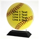 Acrylic Softball Award | Full Color Softball Acrylic