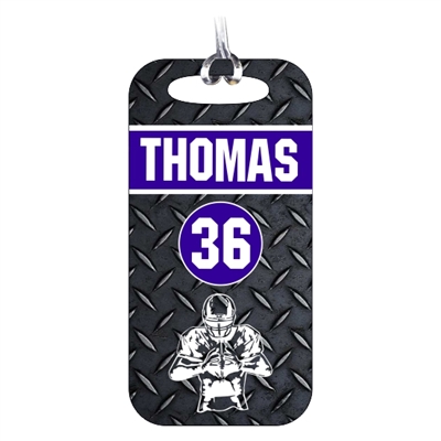 Football Team Bag Tag