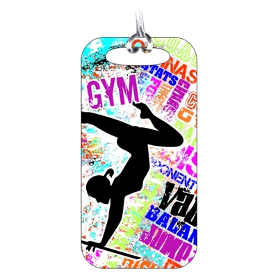 Gymnastics Bag Tag