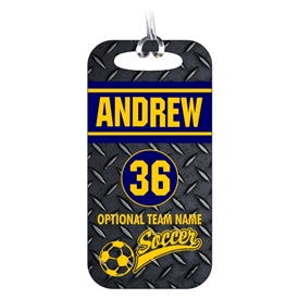 Soccer Team Bag Tag