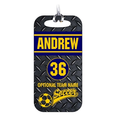 Soccer Team Bag Tag