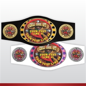 Champion Belt | Award Belt for Chili-Cook-off