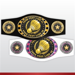 Champion Belt | Award Belt for Badminton