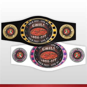 Champion Belt | Award Belt for Chili-Cook-off