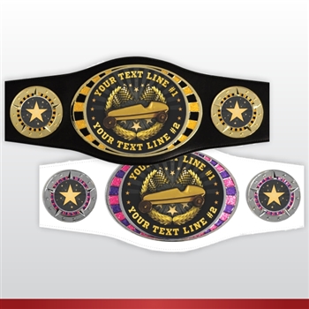 Champion Belt | Award Belt for Pinewood Derby