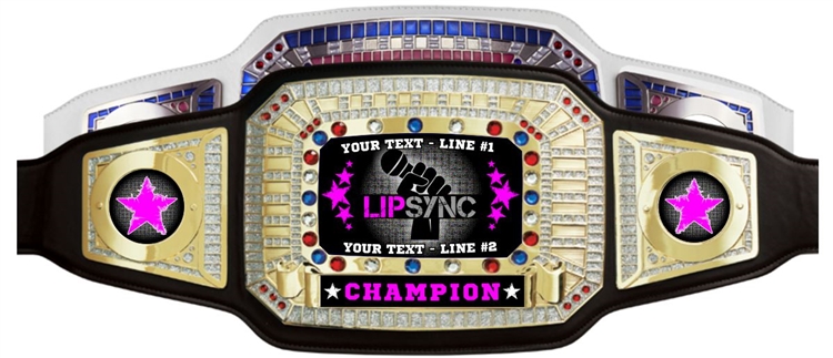 Champion Award Belt for Lip Sync