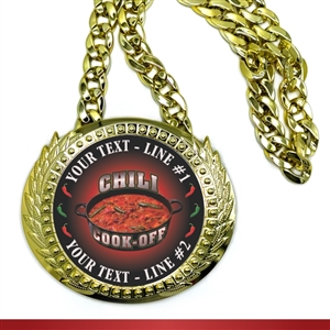 Chili Cook Off Monster Sized Medal